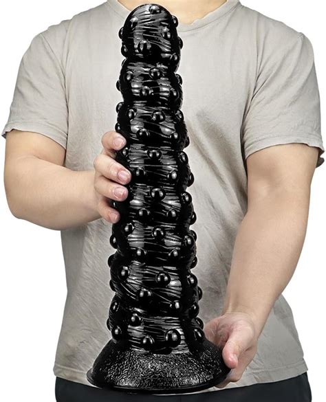 Black Huge Dildos with Strong Suction Cup, Lifelike 10 Inch Thick Realistic Dildo,Monster Wide Dong Giant Big Toy Large Size Fat XXL Sex Toy for Women Realistic Dildo, 10 Inch Dual-Density Silicone Huge Penis with Strong Suction Cup for Hands-Free Play Flexible Dong for Vaginal G-spot and Anal Masturbation